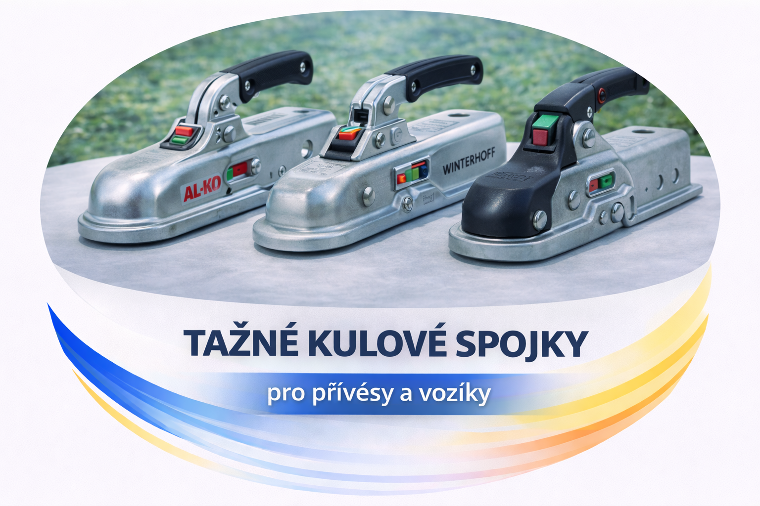 Tažné kulové spojky pro přívěsy